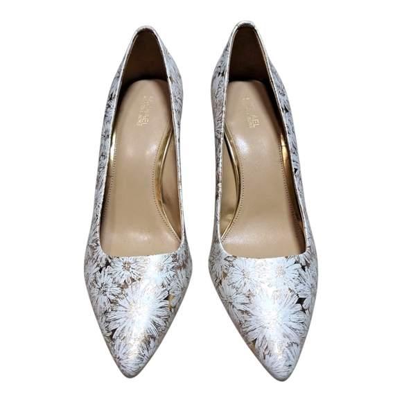 Michael Kors Dorothy Flex Floral Leather Pump Size 10M - Picture 4 of 16